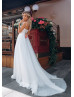 Silver Lace Wedding Dress With Lace Jacket